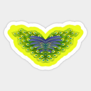 Peacock feather texture Sticker